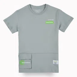 Gini and Jony Boys Typography Printed Round Neck Cotton T-shirt-picture-24