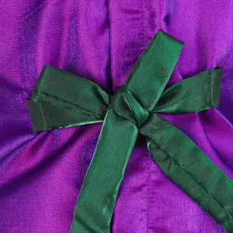 Bhartiya Paridhan Half Sleeves Choli & Lehenga Set Printed- Purple image 5