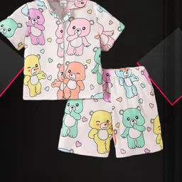 NAAMJAP Kids-Unisex Pure Cotton Printed Clothing Set image 3