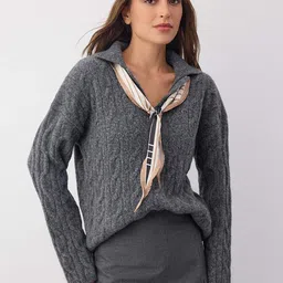 Trendyol Women Cable Knit Pullover-image-40