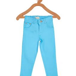 Cherry Crumble Girls Blue Mid-Rise Clean Look Jeans-picture-36