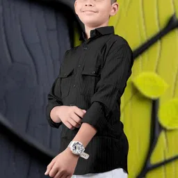 Lolark Boys Textured Comfort Shirt image 2