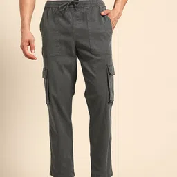 United Colors of Benetton Men Mid-Rise Relaxed Fit Cargos-image-97