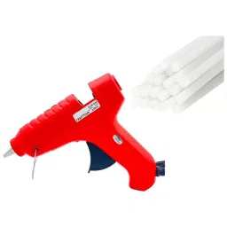 CRAFTYGUN 40 W Glue Gun with 20 Sticks Standard Temperature Red 11 mm Stick Dia., RED40W-20ST-(CRAFTYGUN)-picture-47