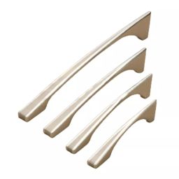 DECORE 310 128 mm Zinc Alloy Chrome and TT Finish Cabinet Pull Handle-picture-4