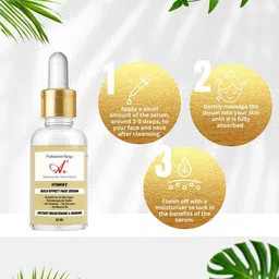 A+ Professional Range Vitamin E Gold Effect Face Serum - 30 ml image 4