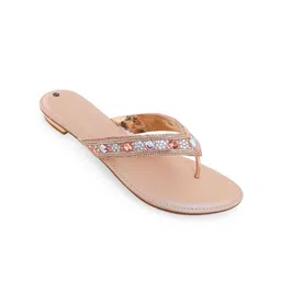 V-WALK Women Open Toe Embellished Block Sandals image 5