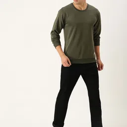 Flying Machine Men Black Bruce Regular Fit Mid-Rise Clean Look Regular Jeans image 3