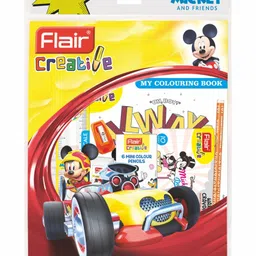 Flair Disney Mickey Mouse Kit 100 My Coloring Book - Yellow-image-95