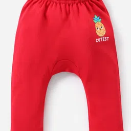 Babyhug Interlock Full Length Diaper Leggings Printed & Striped Pack of 3 - Multicolour image 2