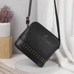 Metro Textured Structured Sling Bag-picture-20