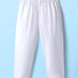 Babyhug Cotton Woven Full Sleeves Kurta Pyjama Set with Cambric Foil Printed - Dark Purple image 4