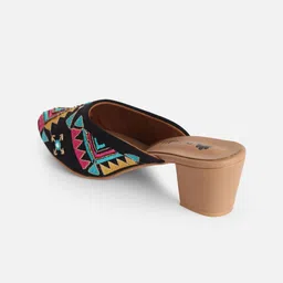 Pairs4U Embellished Ethnic Platform Peep Toes image 4