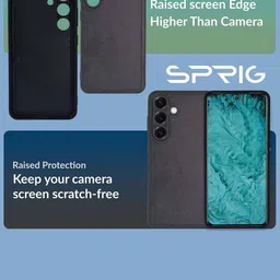 SPRIG Solid Printed Samsung Galaxy S25 5G Back Case Mobile Accessories image 2