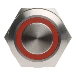 RS PRO Illuminated Push Button Switch Momentary 22.2 mm DPDT Red LED 250 V AC, 1759284 image 4