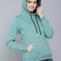 The Roadster Lifestyle Co. Women Pure Cotton Hooded Sweatshirt-picture-34
