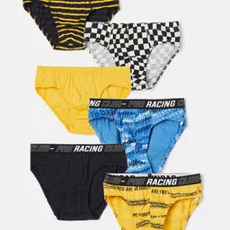 Fame Forever by Lifestyle Boys Pack Of 6 Printed Pure Cotton Briefs-picture-29