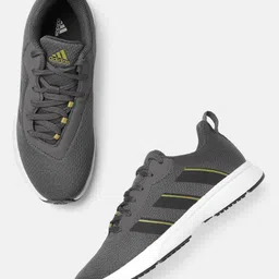 ADIDAS Men Grey Woven Design Gambito Running Shoes image 2