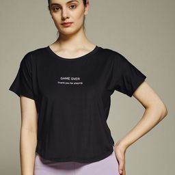 MKH Typography Printed Drop-Shoulder Sleeves Dri-FIT Relaxed Fit T-shirt-picture-19