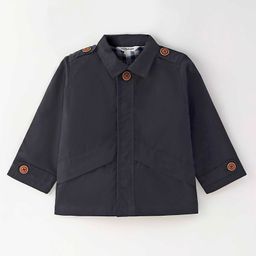 ToffyHouse Cotton Full Sleeves Jacket - Black-picture-30