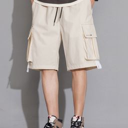 KPOP Men Regular Fit Knee Length Shorts-picture-35