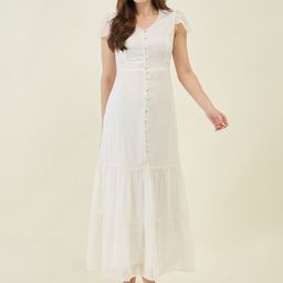 aayu Layered Georgette A-Line Maxi Dress-picture-2