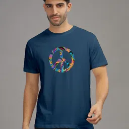 INDISSH Men Printed Extended Sleeves Pockets T-shirt-image-23