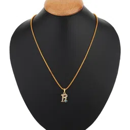 Lucents Unisex Stainless Steel Artificial Stones Studded Quirky Pendant image 4