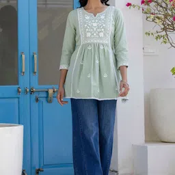 Navlik Women Embroidered Ethnic Tunic-picture-21