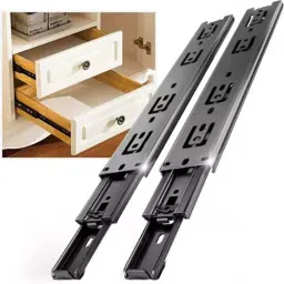 ABRO 700 mm Steel Black Phosphate Finish Telescopic Drawer Slide Side Mount-image-62