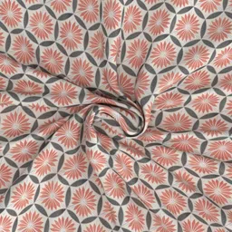 Portico Fusion 144 TC Cotton Pink Double Size Bedsheet With 2 Pillow Covers image 2