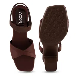 AROOM Open Toe Block Heels With Backstrap image 2