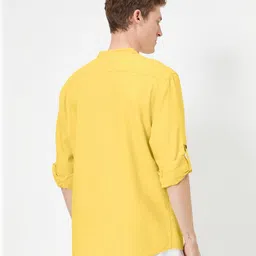 Fifth U Men Yellow Kurta image 4