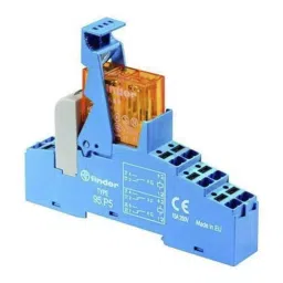 Finder 48 Series Interface Relay DIN Rail Mount 110 V AC Coil DPDT-2C/0 2-Pole 8 A Load, 48.P5.8.110.0060SPA-image-64