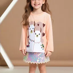 LULU & SKY Girls Cotton Tshirts-picture-48