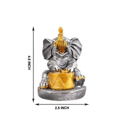 Zart Silver-Toned Religious Idol Showpiece image 5