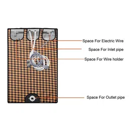 The Furnishing Tree Brown Printed Washing Machine Cover image 3