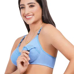 Liigne Women Pack Of 4 Full Coverage Non Padded Non-Wired Cotton Maternity Bra image 3