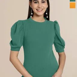 Tromko Puff Sleeve Top-picture-16