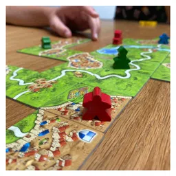 Awestuffs Carcassonne Board Game | Board Game for Adults and Family | Strategy Board Game | Medieval Adventure Board Game | Ages 7 and up | 2-5 Players image 4