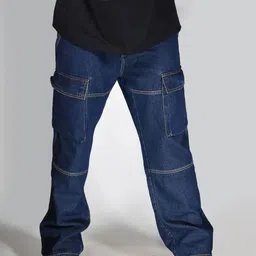 Basixx Men Straight Fit Mid-Rise Clean Look Jeans image 1