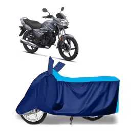 Auto Pearl Two Wheeler Cover for Honda CB Shine - Cyan, Blue-picture-40