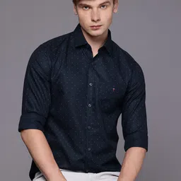 Louis Philippe Sport Slim Fit Printed Pure Cotton Casual Shirt-picture-15