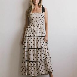 bebe Women Polka Dot Maxi Dress-image-68