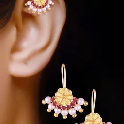 VIVASTRI Women Gold-Plated Alloy Earrings-picture-32
