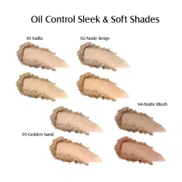 Glam21 Oil Control Sleek & Soft Compact Powder 02 Nude Beige - 20 gm image 5