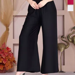 Vivika Women 3 Flared Palazzos-picture-32