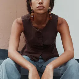 H&M Jersey Waistcoat image 5