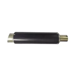 RA Accessories Black Silver Cap Slip On Silencer Exhaust for Mahindra Centuro N1-picture-14