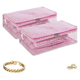 Aura Pink Set of 2 Regular Jewellery Organiser Organisers-picture-13